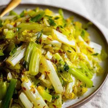 Easy Sautéed Buttered Leeks
