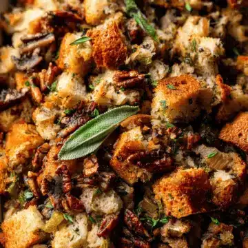 Mushroom Pecan Stuffing