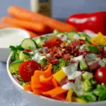 Vegetable Chopped Salad with Ranch