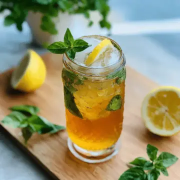 Lemon Basil Iced Tea