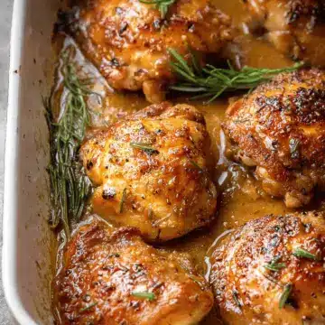 Maple Dijon Chicken Thighs