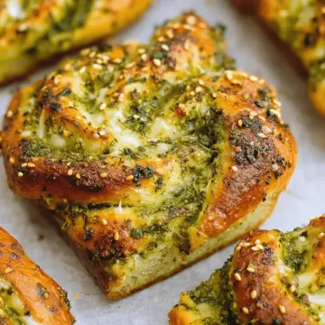 Pesto Garlic Bread Recipe