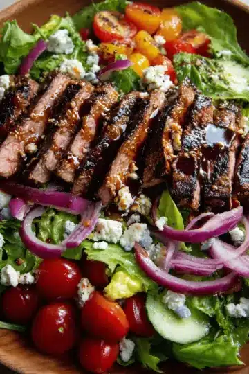 Grilled Steak Salad With Balsamic Dressing