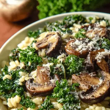 Mushroom Kale Risotto