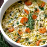 Rosemary Chicken Noodle Soup