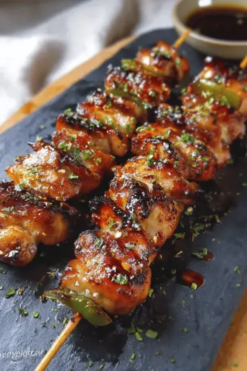 Home » Recipes » Yakitori Recipe (Japanese Grilled Chicken Skewers) Yakitori Recipe (Japanese Grilled Chicken Skewers)