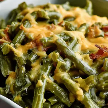 Cheesy Green Beans