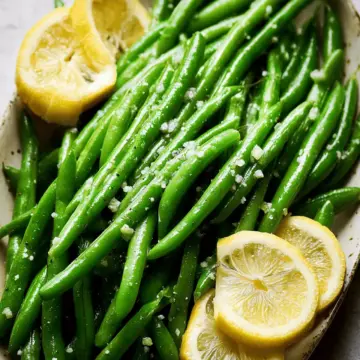 Lemon Butter Green Beans
