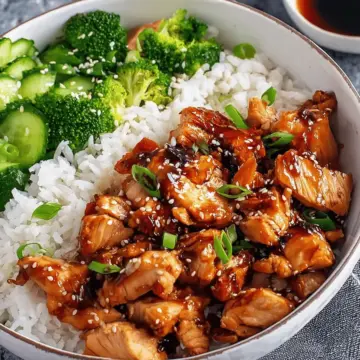 The Best Teriyaki Chicken Rice Bowl