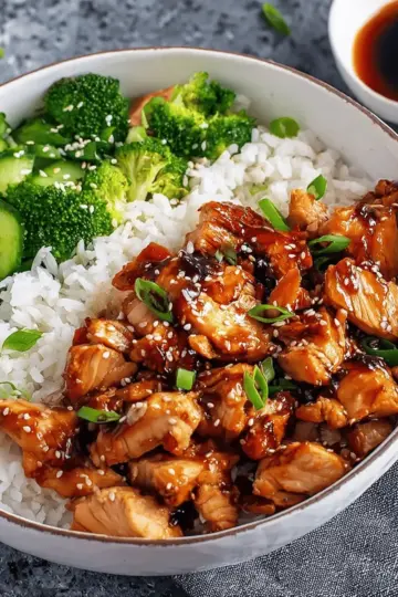 The Best Teriyaki Chicken Rice Bowl