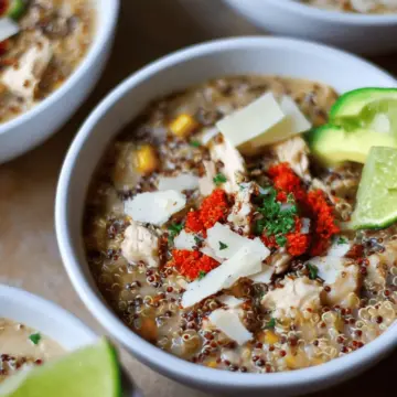White Chicken Quinoa Chili.