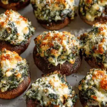 Spinach Stuffed Mushrooms