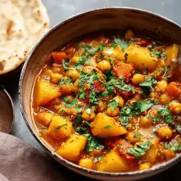 Vegan Potato and Chickpea Curry