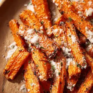 Parmesan Smashed Carrots