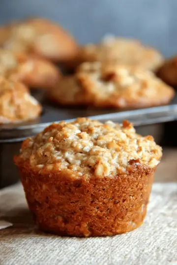 apple oat greek yogurt muffins