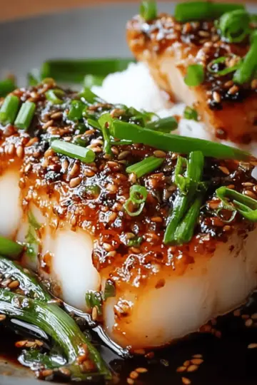 Ginger Soy Glazed Cod Recipe