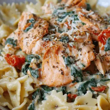 Creamy Tuscan Salmon Pasta