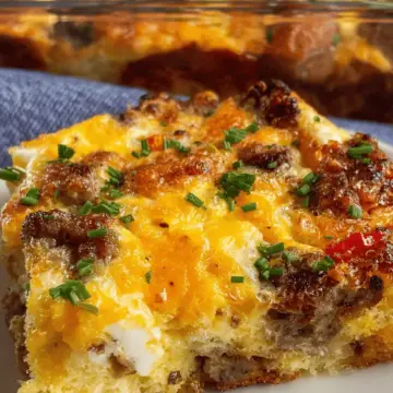 Easy Egg & Sausage Casserole
