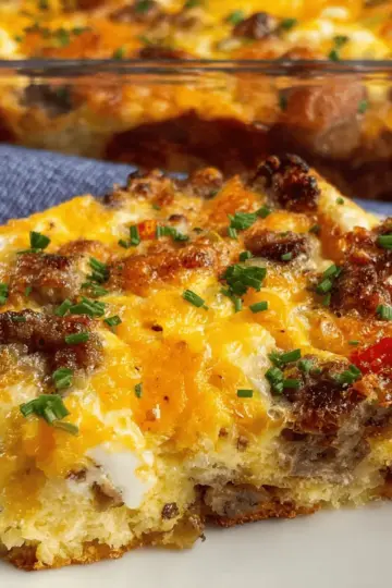 Easy Egg & Sausage Casserole
