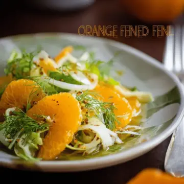 Orange & Fennel Salad with Toasted Fennel Vinaigrette – Welcoming Citrus Season
