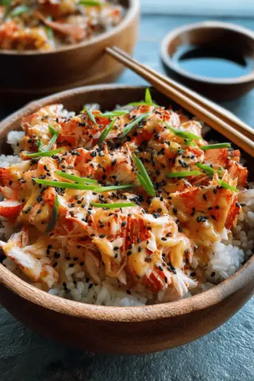Spicy Crab Sushi Bowls