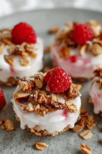 Frozen Yogurt Granola Bites