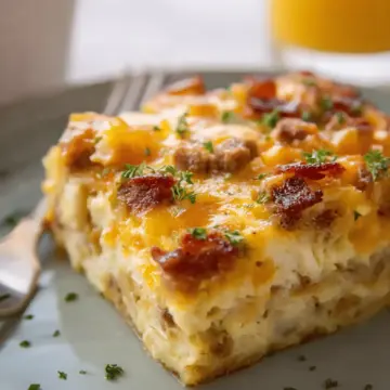 Best Breakfast Casserole (Hash Browns & Eggs)