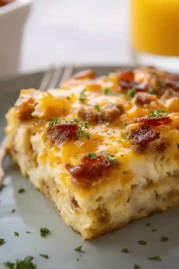 Best Breakfast Casserole (Hash Browns & Eggs)