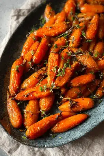 Maple Dijon Roasted Carrots