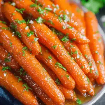 Maple Brown Sugar Glazed Carrots