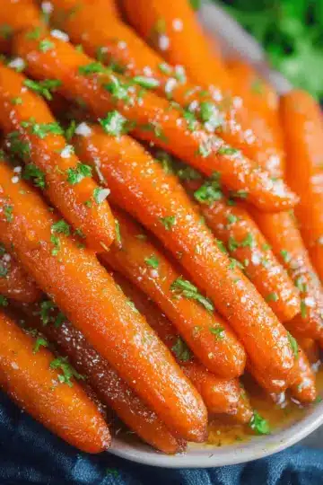 Maple Brown Sugar Glazed Carrots