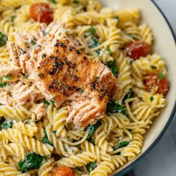 Salmon Boursin Pasta Recipe