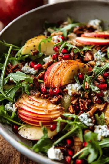 Autumn Harvest Honeycrisp Apple and Feta Salad.