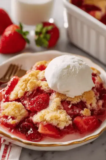 Strawberry Cobbler