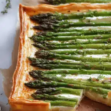 Asparagus and Goat Cheese Tart