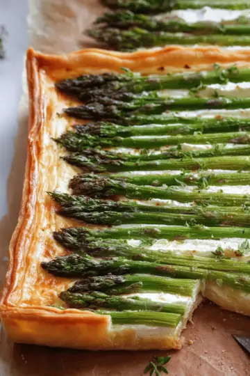 Asparagus and Goat Cheese Tart