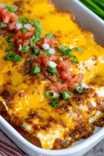 Overnight Breakfast Enchiladas