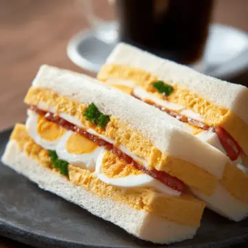 Japanese Egg Sandwich (Tamago Sando) タマゴサンド
