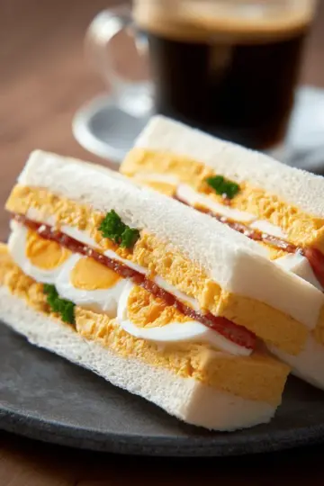 Japanese Egg Sandwich (Tamago Sando) タマゴサンド