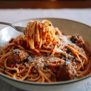 Italian Sausage Spaghetti