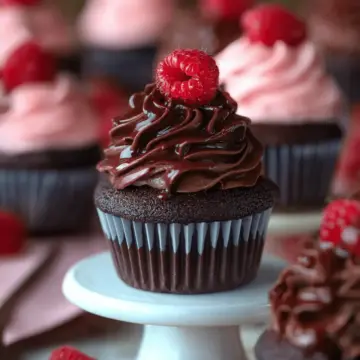 Chocolate Raspberry Cupcakes