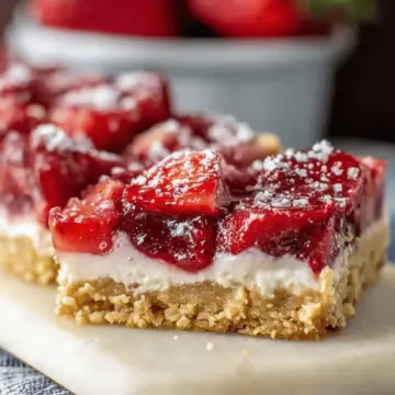 Strawberry Pie Bars