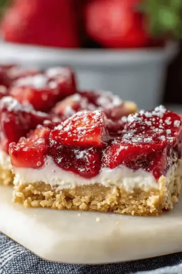 Strawberry Pie Bars