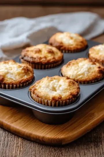Banana Cream Cheese Muffins