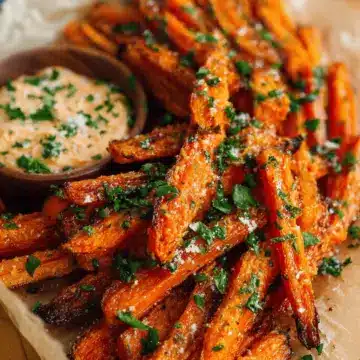 Parmesan Roasted Carrot Fries