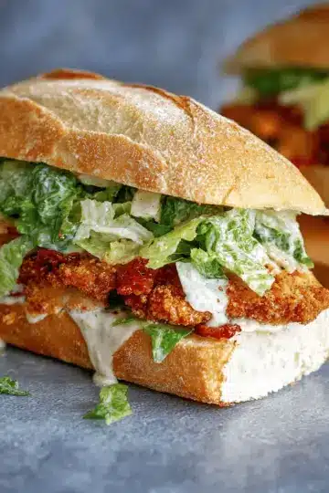Crispy Chicken Caesar Sandwich