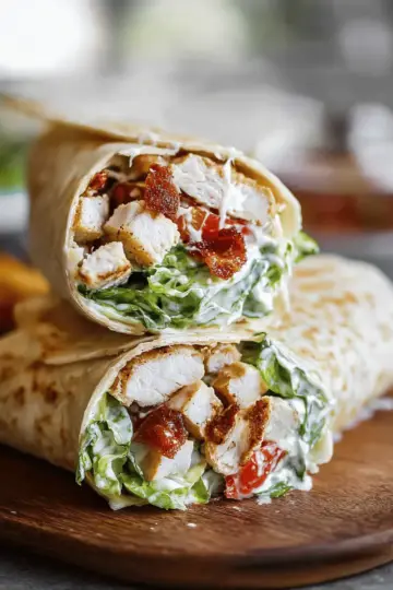Chicken Caesar Wraps