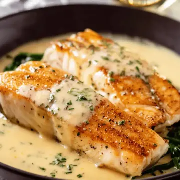 Fish with White Wine Sauce