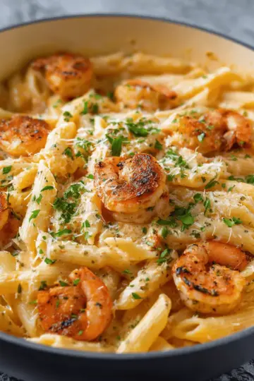 Creamy Cajun Shrimp Pasta