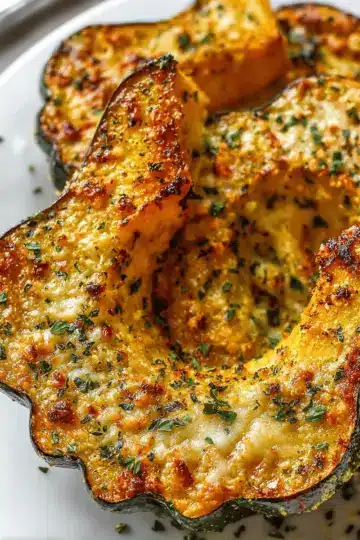 Parmesan Herb Roasted Acorn Squash